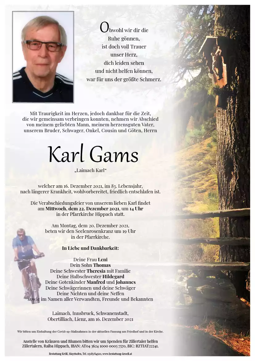 Parte von Karl Gams